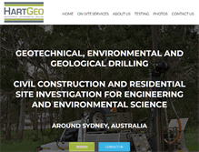 Tablet Screenshot of hartgeo.com